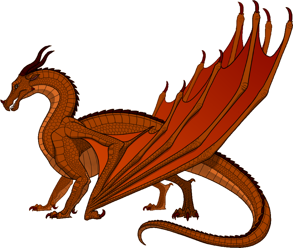 Red Tail - Wings Of Fire Skywing Queen (1003x870), Png Download