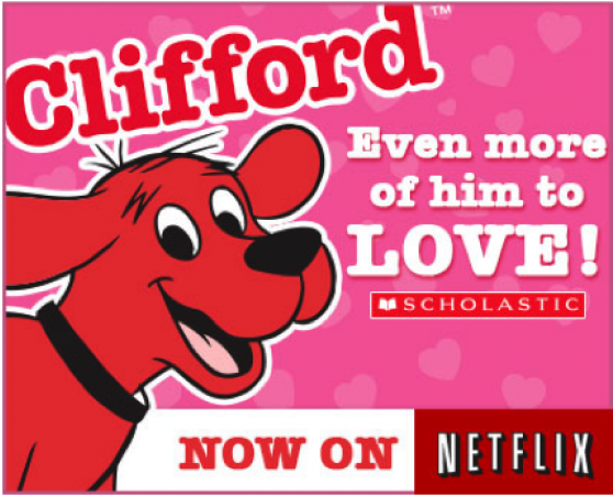Our Big Valentine - Clifford Happy Valentine's Day (800x450), Png Download