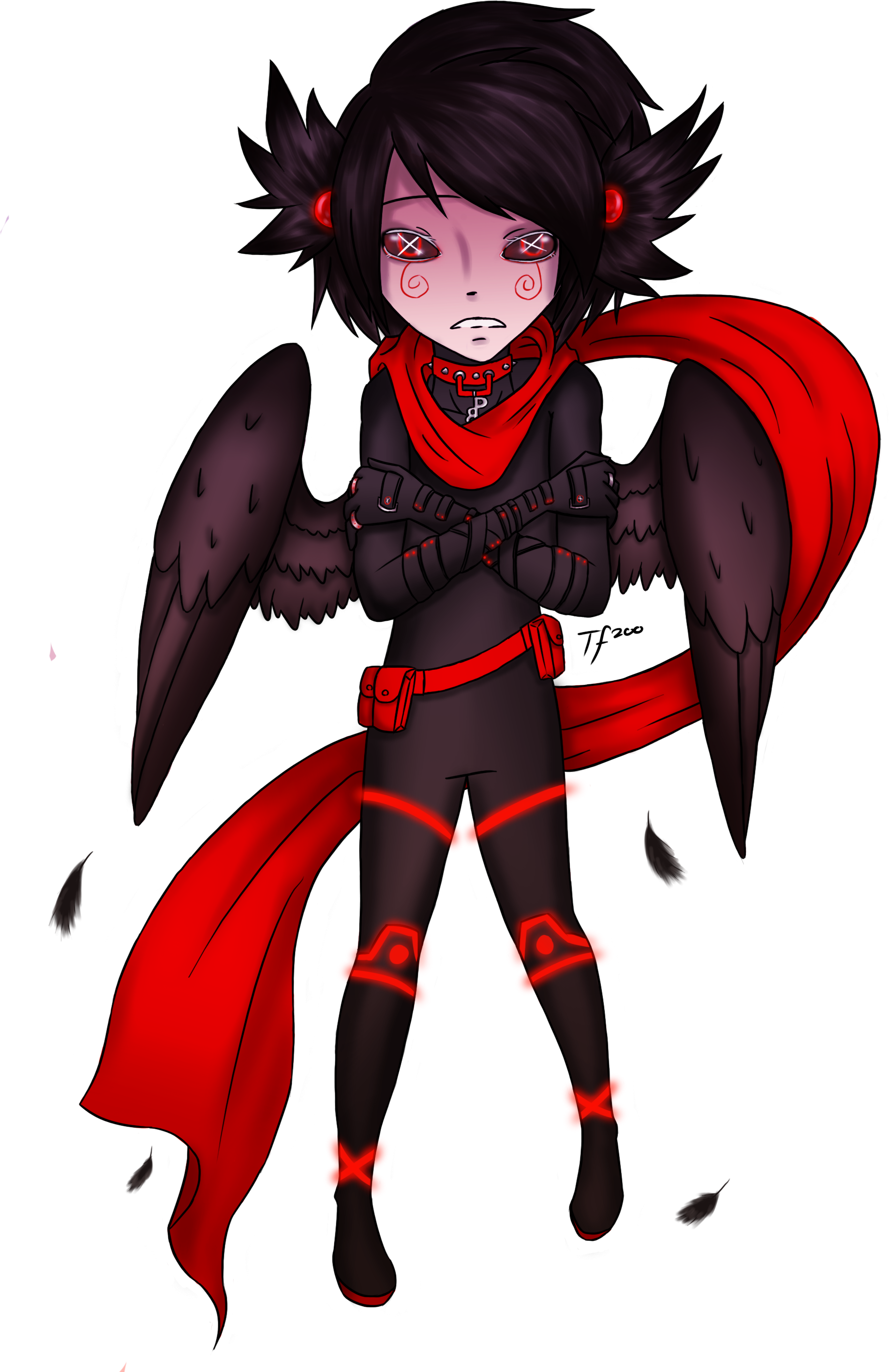 Deadbird - - Chibi - Cartoon (1946x3002), Png Download