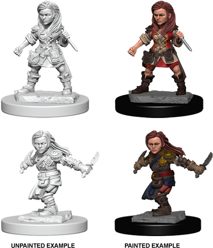 Add To Wish List - D&d Nolzur's Marvelous Unpainted Minis: Halfling (450x551), Png Download