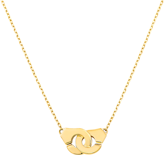 Menottes Dinh Van R8 Necklace - Dinh Van Hearts Necklace (850x850), Png Download