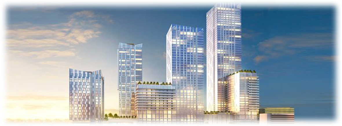 Sponsors - New Construction Downtown Los Angeles (1181x438), Png Download