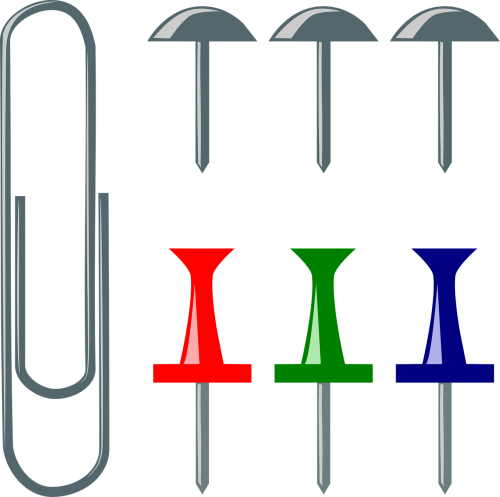 Office,binder,drawing Pin,office Supplies,tacks,pin,pin - Jarum Mading Png (500x497), Png Download