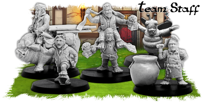 Halfling Team Staff - Iron (680x356), Png Download