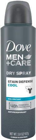 Dove Men Care Stain Defense Cool Antiperspirant Deodorant - Dove Spray Extra Fresh (460x460), Png Download