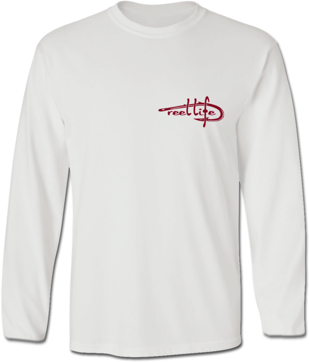 Men's Waterman Usa Flag Red Snapper Performance Long - Hanes Cool Dri Performance Men's Long-sleeve T-shirt (700x824), Png Download