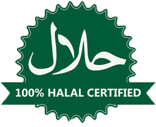 Fresh Premium Halal Chickens - Halal Food Certified (519x423), Png Download