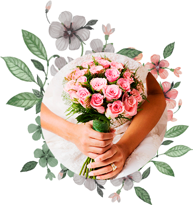 Arreglos Florales En Punta Alta - Klein Simpel Bruidsboeket (391x418), Png Download