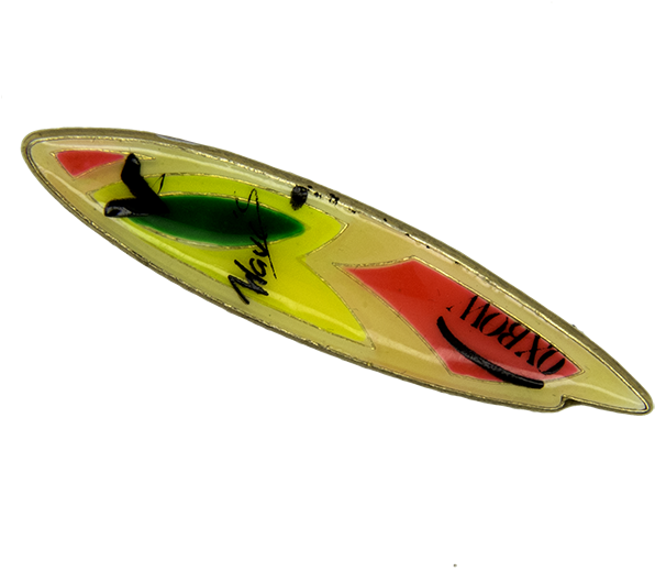 Oxbow Surf Board Pin - Surfboard (600x600), Png Download