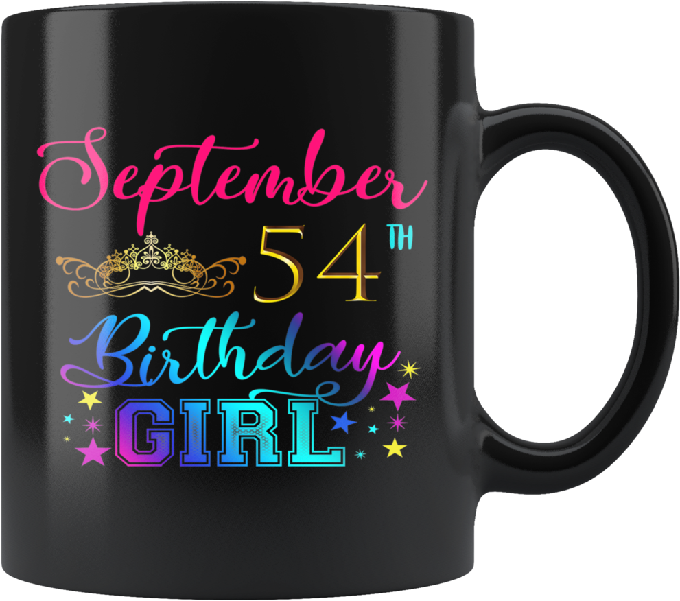 1964 September 54th Birthday Gifts Coffee Mug 11oz - Mug (1024x1024), Png Download