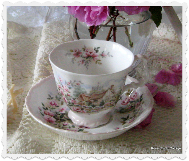 And This Is A Vintage Bavaria-schumann Cup Sitting - Cup (640x545), Png Download