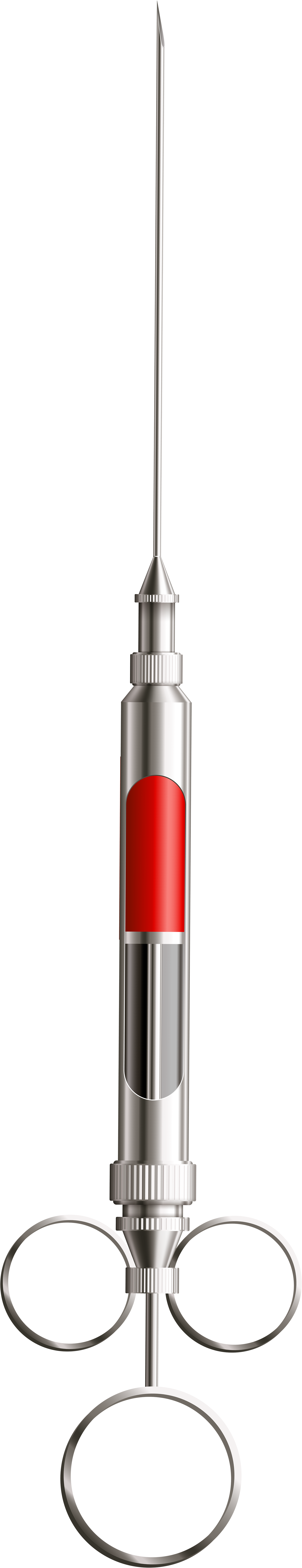 Metal Syringe Png Clip Art - Metal Syringe Png (1650x8000), Png Download