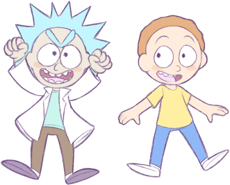This Episode Was So Good Btw I Love Rick He's My Boyfriend - Tiny Rick Fanart (900x710), Png Download