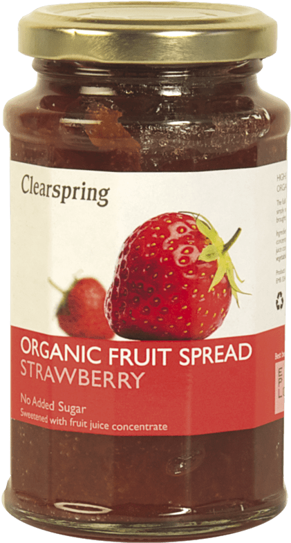 Crema De Fresa - Clearspring Organic Fruit Spread - Strawberry 290g (800x800), Png Download