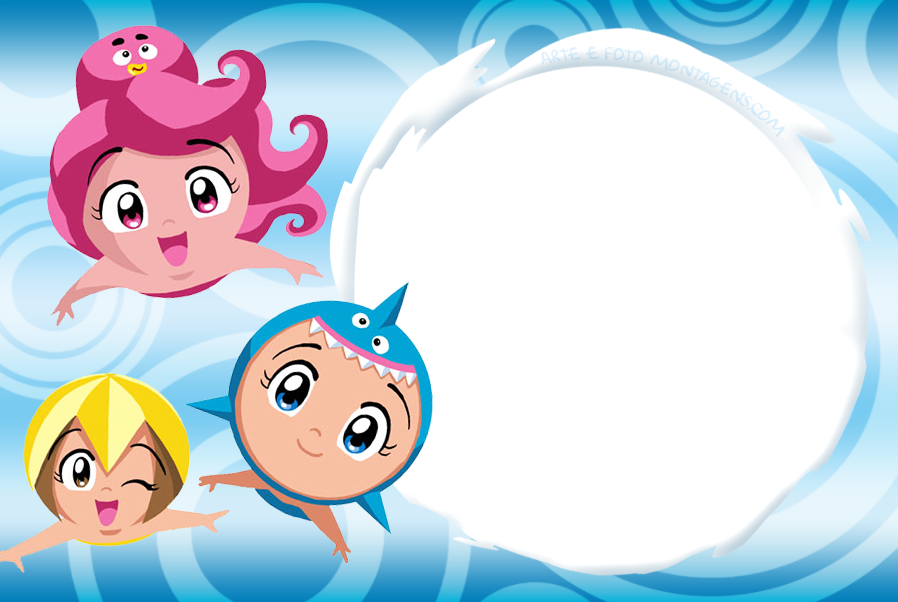Montagem Para Fotos - Princesas Do Mar (898x602), Png Download