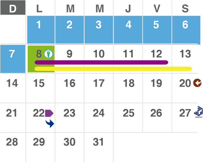 Enero - 2018 (700x660), Png Download