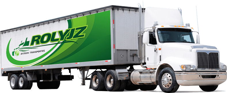 Straight Truck Tractor Trailer (969x355), Png Download