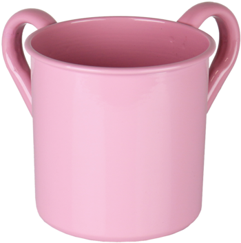 Washing Cup Light Pink Powder Coated - A&m Judaica 56879 Stainless Steel Washing Cup, (400x400), Png Download