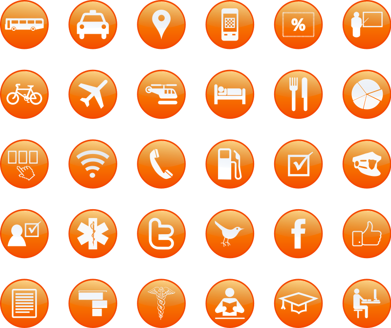 Botones Turismo Y Servicios - Free Tourism Icons (800x671), Png Download