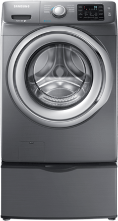 Carga Frontal - Samsung Wf42h5200ap (448x488), Png Download