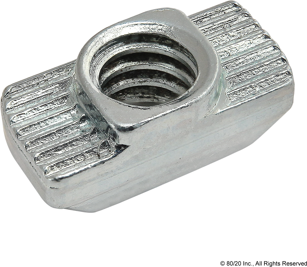 80/20 Inc., 13110, 30 Series, Drop-in T-nut 1/4-20 (1100x1100), Png Download