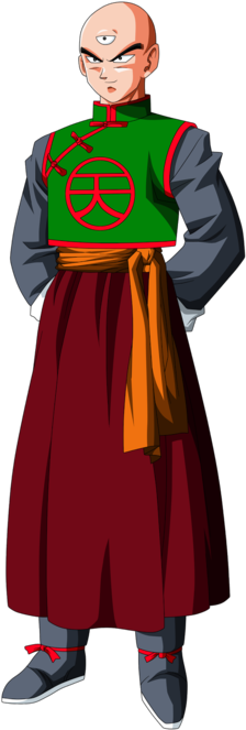 Tien-0 - Tenshinhan Traje (249x676), Png Download