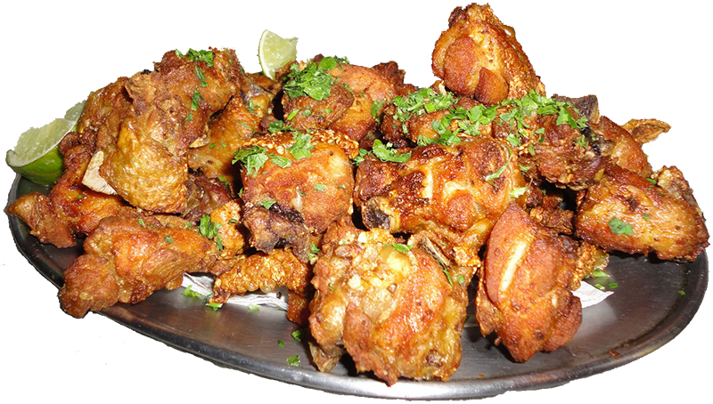 Porcoes - Porção De Frango A Passarinho Png (800x454), Png Download