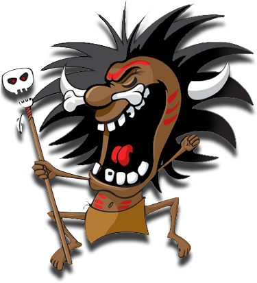 Paul Rugg Podcasts With Kevinn Gomez - Witch Doctor Cartoon (375x420), Png Download