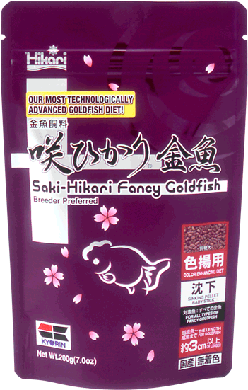 Saki-hikari Fancy Goldfish Color Enhancing Pellets - Saki Hikari Fancy Goldfish Color Enhancing Diet (415x600), Png Download