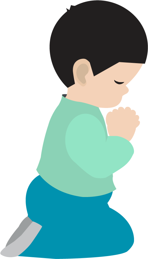 Man Silhouette Clipart At Getdrawings - Boy Praying Clipart (948x948), Png Download