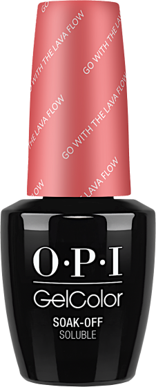 Opi Gelcolor- Go With The Lava Flow - Eat Mainely Lobster * Opi Gelcolor (226x560), Png Download