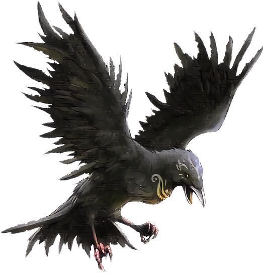 Raven - Raven Clipart (523x544), Png Download