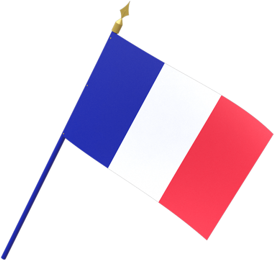 Le Drapeau Français - Drapeau De La France Png (800x564), Png Download
