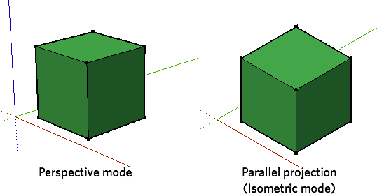 Many Cad Systems Work With The Model In Isometric Mode - Grass (538x281), Png Download