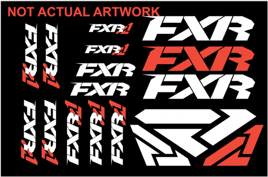 Fxr 2017 Decals Fuchsia 171656-9000-00 (585x585), Png Download