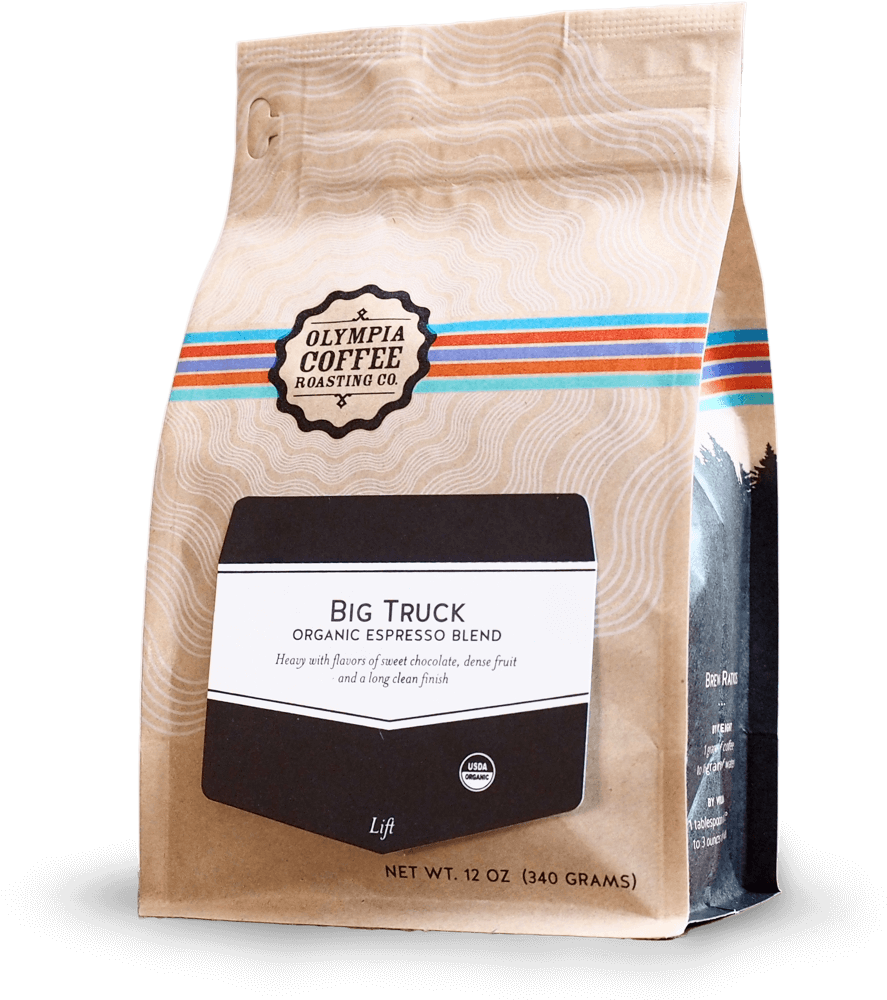 Big Truck Organic - Olympia Coffee Roasting - Sweetheart Espresso (1024x1024), Png Download