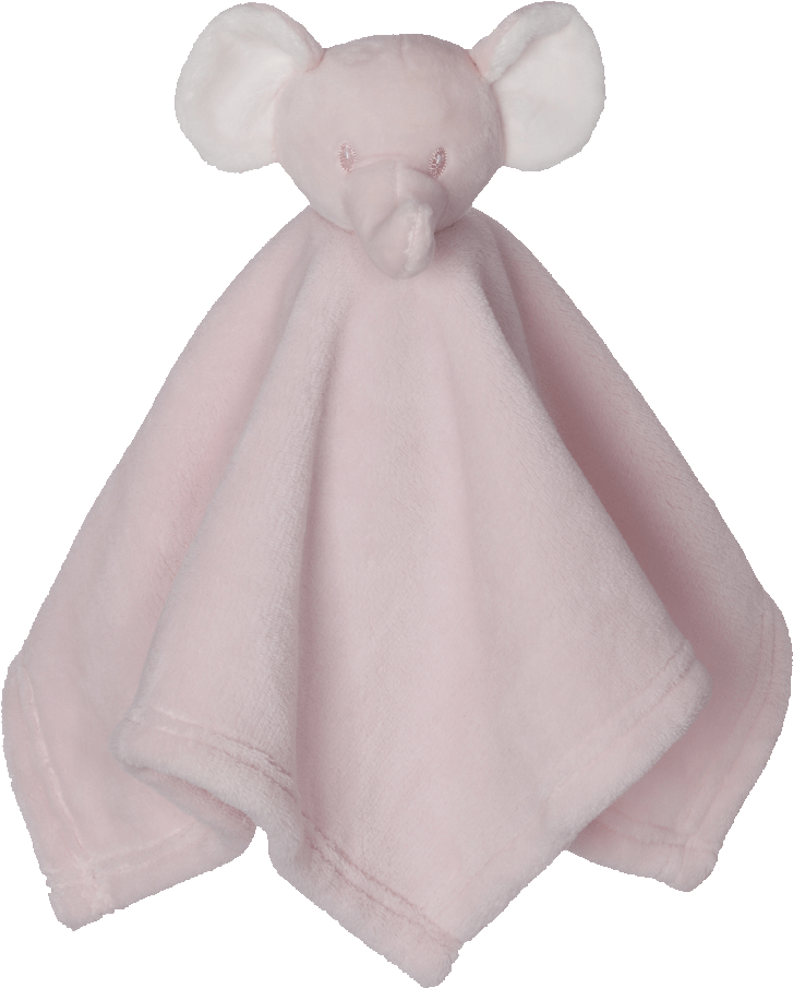 Mini Blankey Pink Elephant (1000x1000), Png Download