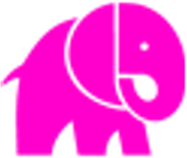 Pinkelephant (400x400), Png Download