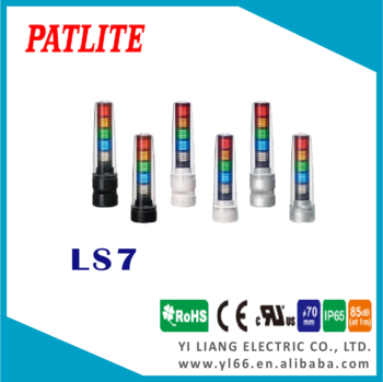 High Texture Flashing Led Signal Light For Machinery - Patlite Led Signal Tower Unit, Steady Light Effect, (350x349), Png Download