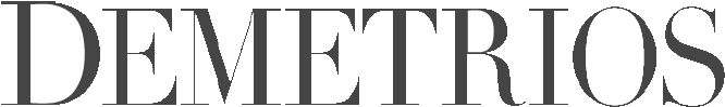 Demetrios Ivana Beaumond Brazil New - Demetrios Logo (845x218), Png Download