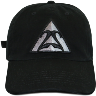 Grey Triangle With Black Outline Dad Hat - Hat (450x535), Png Download