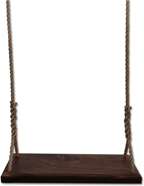 2 Inch Thick Tree Swing - Swing (504x675), Png Download