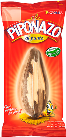 El Piponazo Lightly Salted Sunflower Seeds 100 G - Pipas El Piponazo Original Grefusa (500x500), Png Download