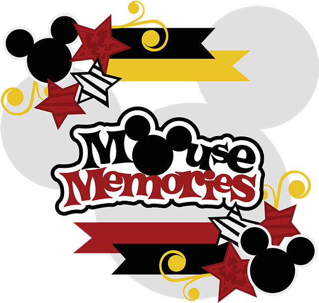 Mouse Memories Svg Collection Cute Svg Files For Scrapbooking - Scrapbooking (648x616), Png Download
