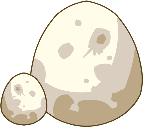 White Dreggon Egg - Tofu (500x500), Png Download