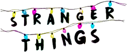 Strangerthings Lights Christmaslights Sticker Freetoedi - Stranger Things Stickers Telegram (500x480), Png Download