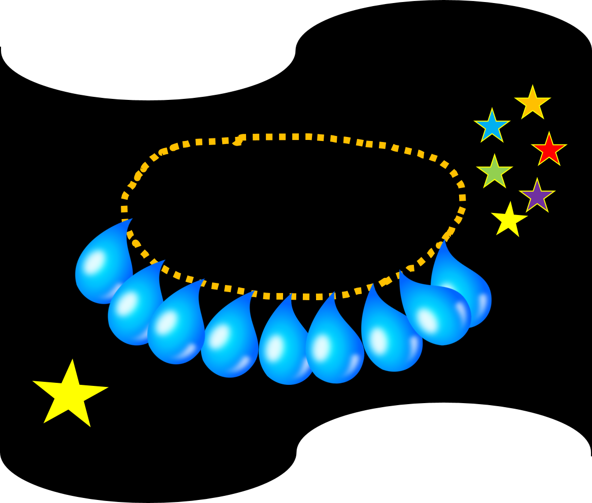 A Necklace Of Raindrops - Necklace Of Raindrops Story (1167x992), Png Download
