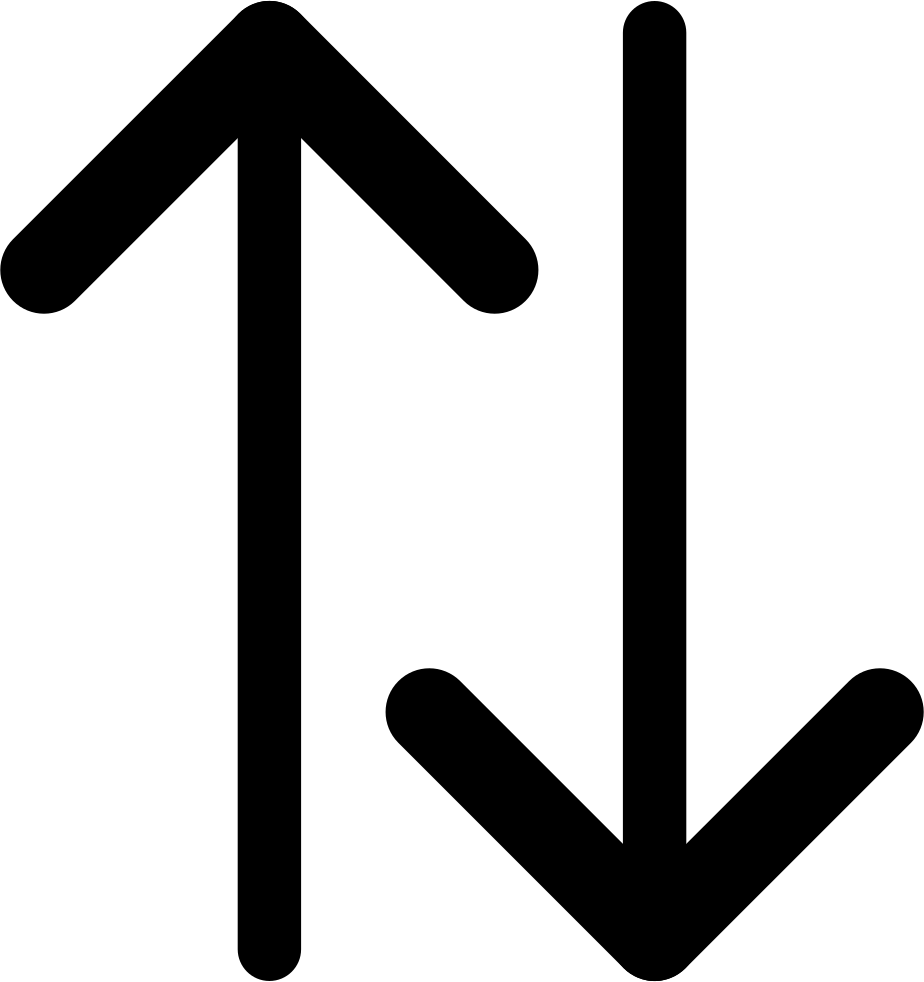 Png File - Pfeil Hoch Und Runter (924x982), Png Download