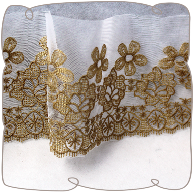 Delicious Daisy Lace - Embroidery (400x400), Png Download