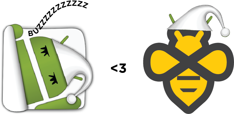 Sleepminder - Sleepy Android (867x432), Png Download